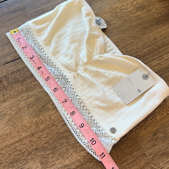 Lucky Brand Cream Lace Bandeau Bra NWT - Picture 7 of 9